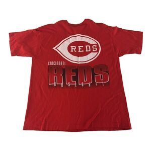 VTG 90s Cincinnati Reds Pro Player‎ T Shirt XL Red MLB Baseball 1996 USA